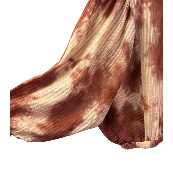 Storia Women’s Crop Tie Dye Top – Size Small‎ – Linen Blend - Picture 6 of 8